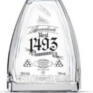 AGUARDIENTE 1493 REAL SILVER 750ML GLASS BOTTLE DIY